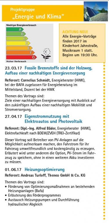 PG Energie und Klima 2017 - 1